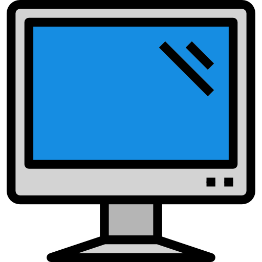 monitor turkkub Lineal Color ikona