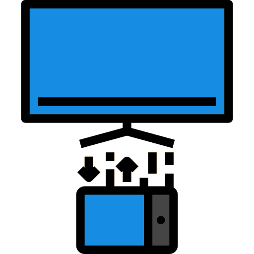 smart tv turkkub Lineal Color icon