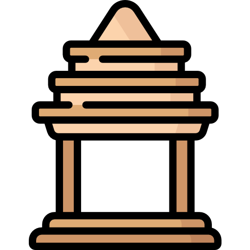寺 Special Lineal color icon