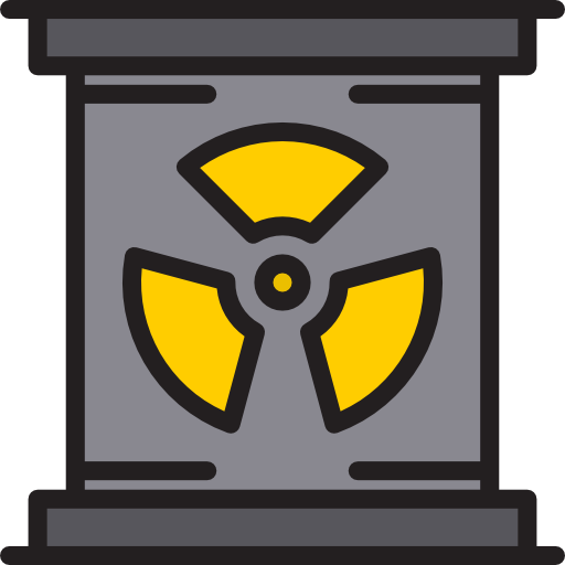 Nuclear srip Lineal Color icon