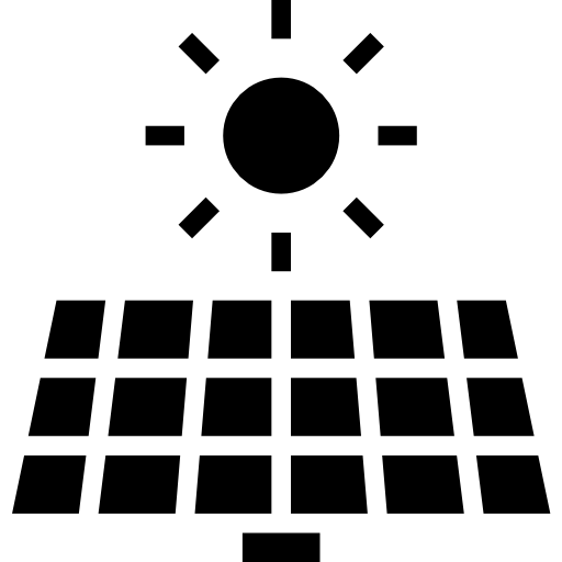 panel solar srip Fill icono