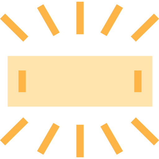 fluorescente turkkub Flat icono