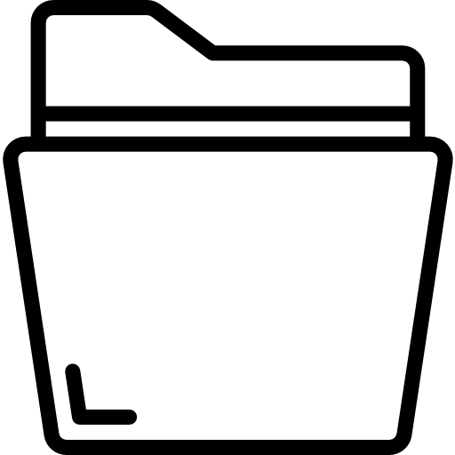 폴더 srip Lineal icon