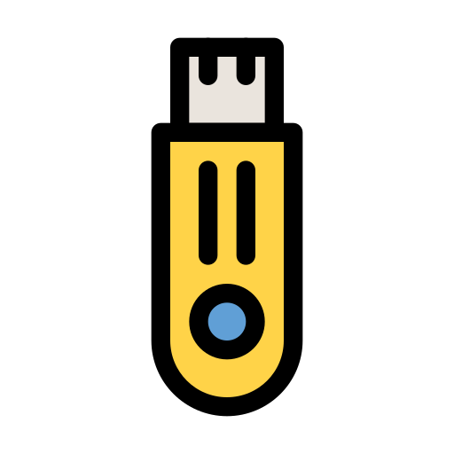 Flashdisk Generic color lineal-color icon