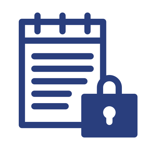 File lock Generic color fill icon