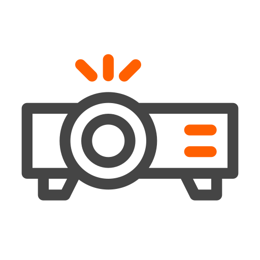 proiettore Generic color outline icona