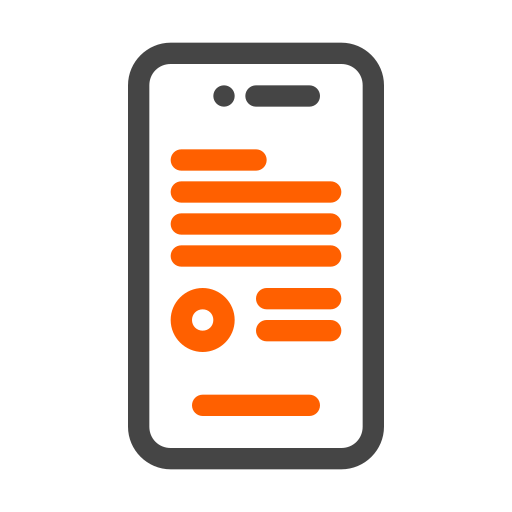 smartphone Generic color outline icon