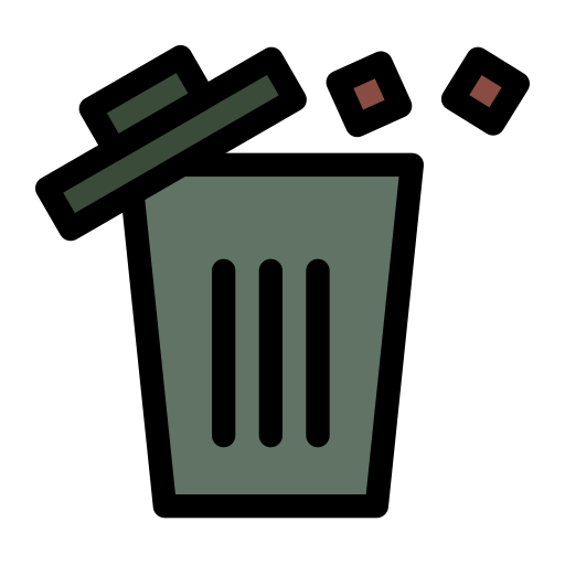 Trash can Generic color lineal-color icon