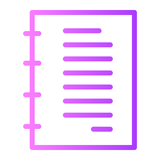 Homework Generic gradient outline icon