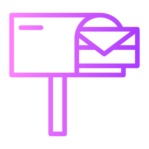 Letter box Generic gradient outline icon