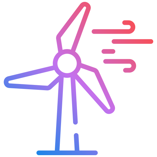 風力エネルギー Generic gradient outline icon