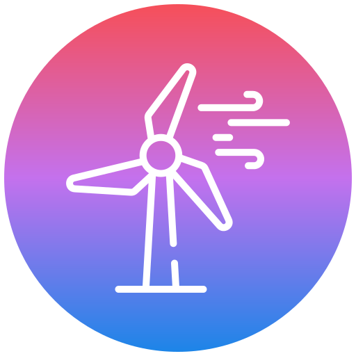 風力エネルギー Generic gradient fill icon