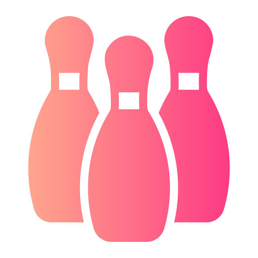 Bowling pins Generic gradient fill icon