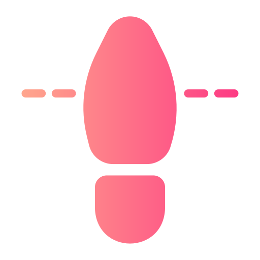 linea trasversale Generic gradient fill icona