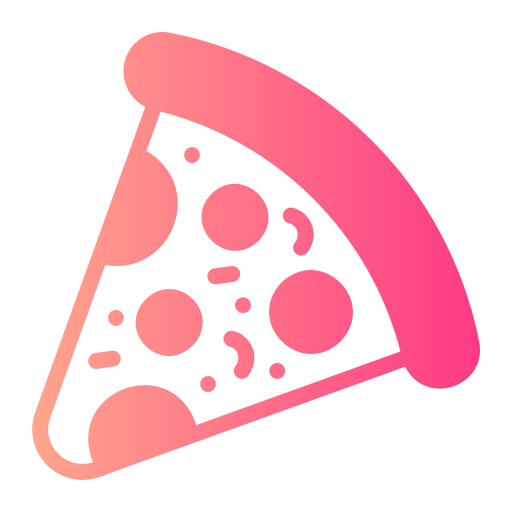 fetta di pizza Generic gradient fill icona