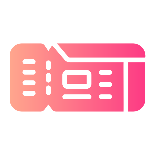 티켓 Generic gradient fill icon