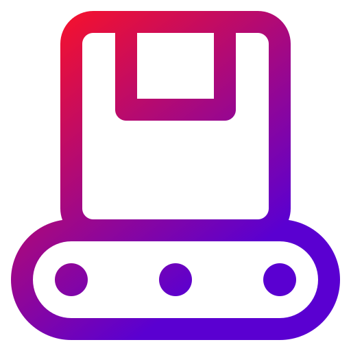 コンベヤベルト Generic gradient outline icon