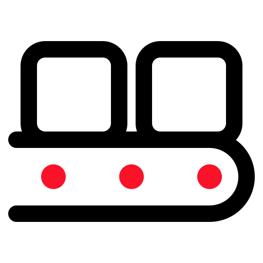 Conveyor belt Generic color outline icon