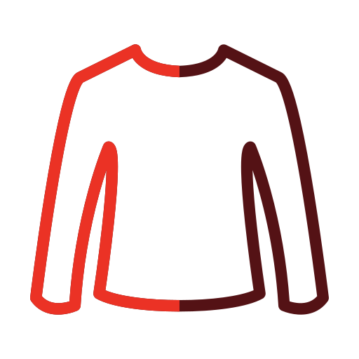 pull-over Generic color outline Icône