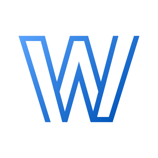 Letter w Generic gradient outline icon