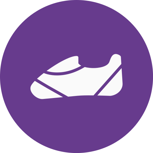 Sport shoes Generic color fill icon