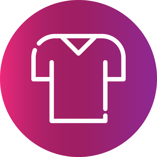 T shirt Generic gradient fill icon