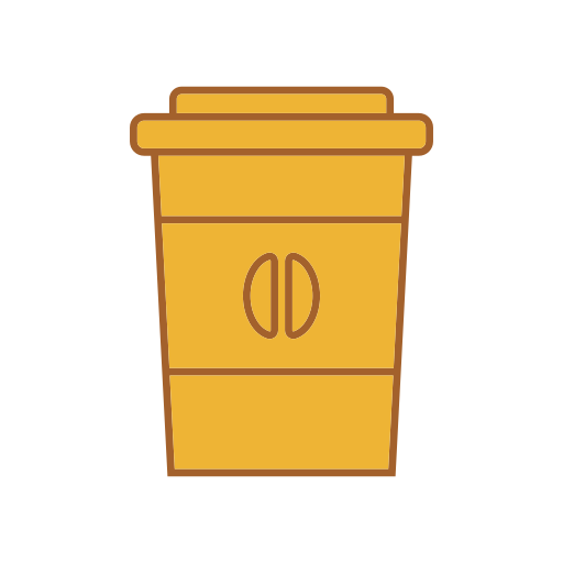 Take away coffee Generic color lineal-color icon