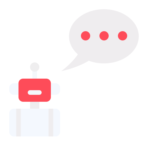 robot de chat Generic color fill icono
