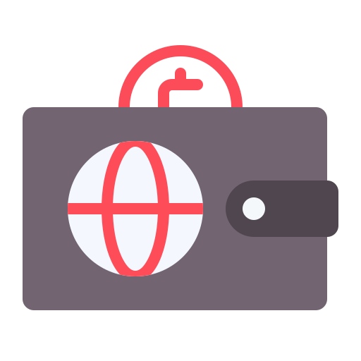 디지털 지갑 Generic color fill icon