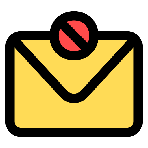 Email blocker Generic color lineal-color icon