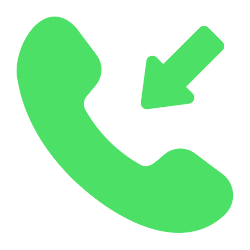 Incoming call Generic color fill icon