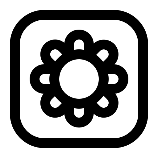 デイジー Generic black outline icon