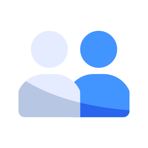 Group users Generic color fill icon