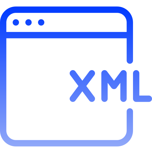 xml Generic gradient outline icono
