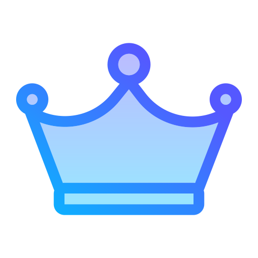 Crown Generic gradient lineal-color icon