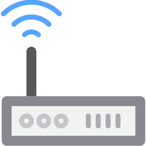 routera srip Flat ikona