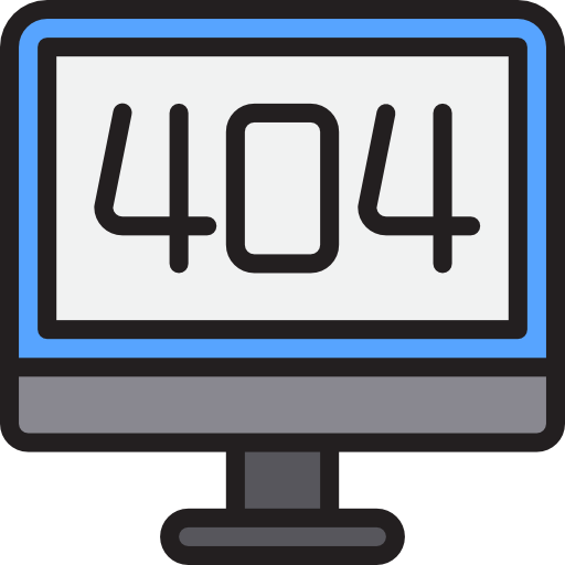 404 srip Lineal Color ikona