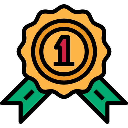 Золотая медаль turkkub Lineal Color иконка