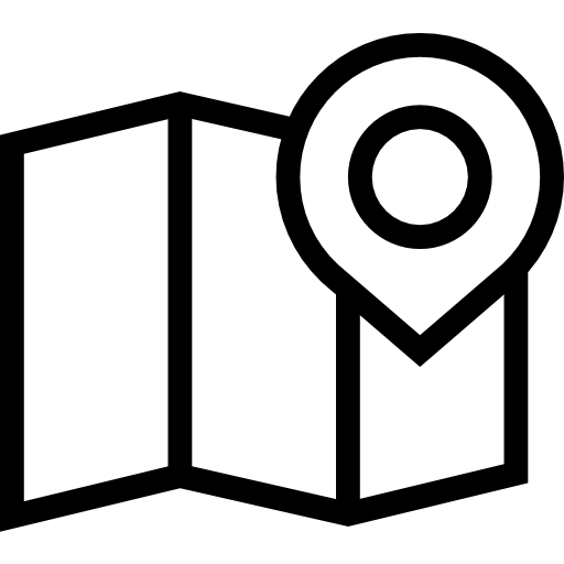 mapa Pictogramer Outline icono