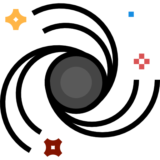 블랙홀 turkkub Lineal Color icon