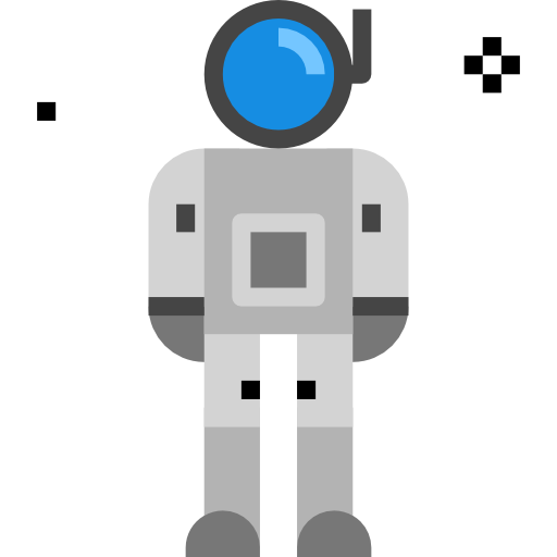 Astronaut turkkub Flat icon