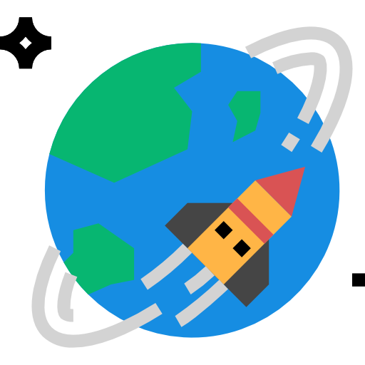 Earth turkkub Flat icon