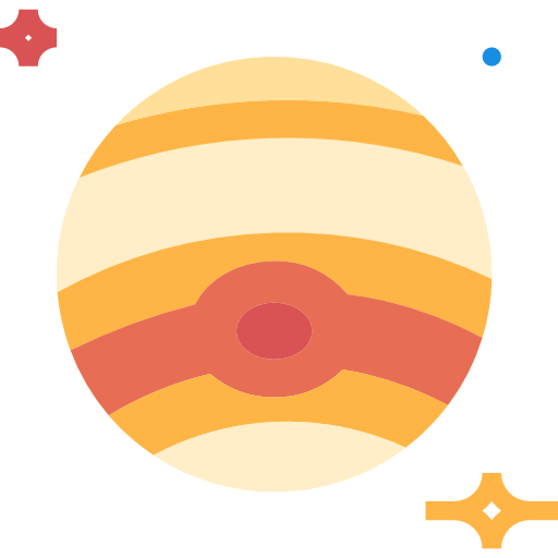 júpiter turkkub Flat icono