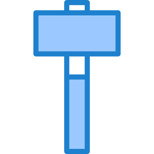 martwy młot udarowy srip Blue ikona