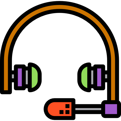 headset Phatplus Lineal Color icon