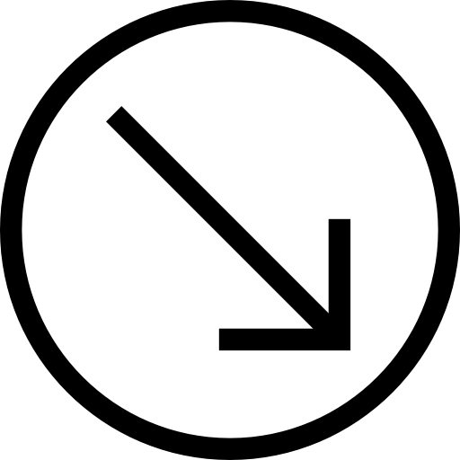 斜めの矢印 Pictogramer Outline icon