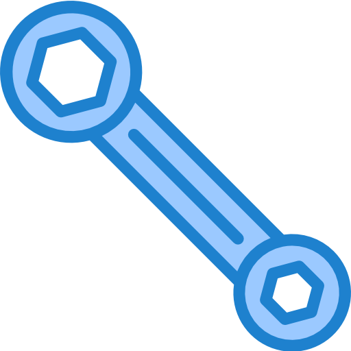 Wrench srip Blue icon