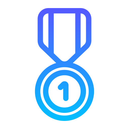 Медаль Generic gradient outline иконка