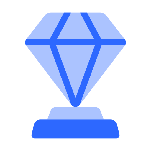Diamond award Generic color fill icon