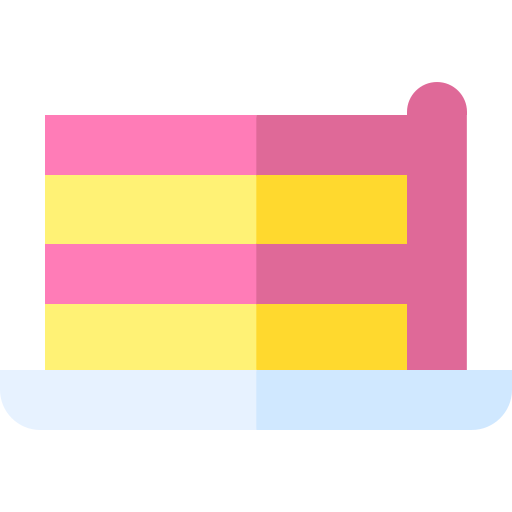 케이크 Basic Straight Flat icon